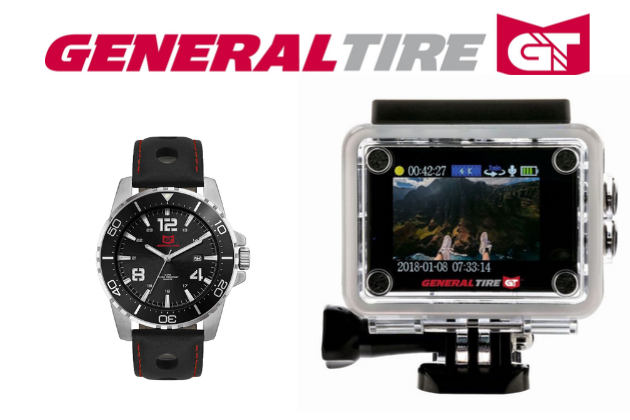 Win an Action Cam and limited-edition General Tire branded watches
