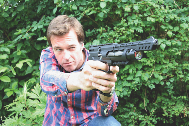 Can I set up an air pistol target range in my garden?