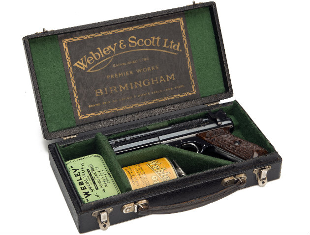 Rare storage case triples price of 1952 air-pistol