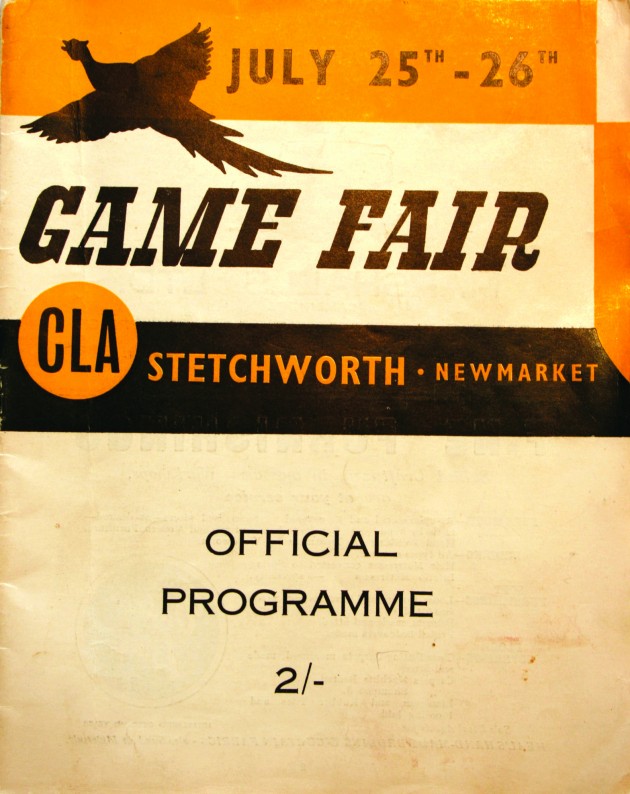 1958 CLA Game Fair programme