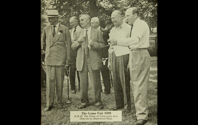 The Duke of Gloucester Lord Camrose jockey Captain Bobby Petre