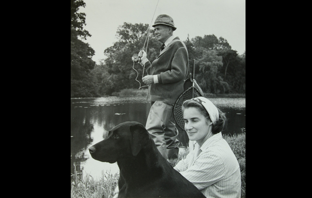 A couple down by the riverside in 1969
