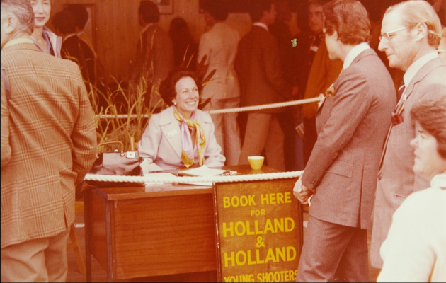The Marquess of Tavistock stops to chat at Glanusk Park in 1976