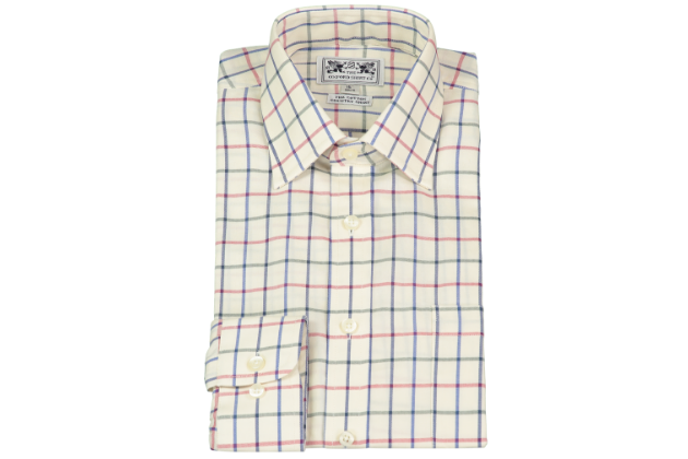 Country Shirt in Red-and-Green Check