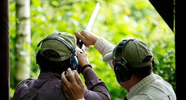 Standing correctly to shoot clays is a key part of your technique. Here&#8217;s how to get it right.