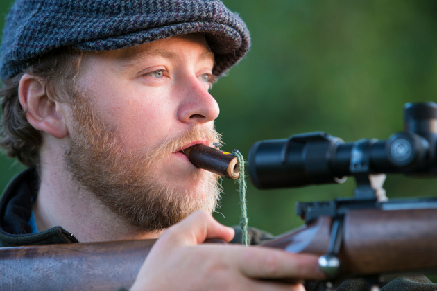 Stalking muntjac
