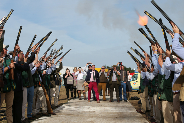 60 gun salute at The Game Fair 2018