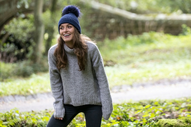Hicks & Brown pom pom beanie