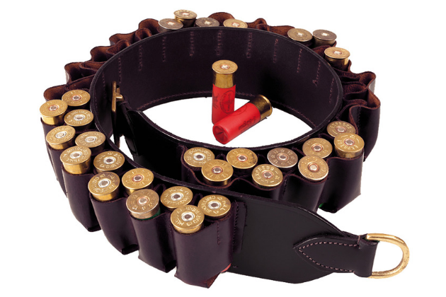Leather Double  Loader 12-Bore Cartridge Belt