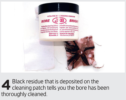Clean a fouled rifle bore