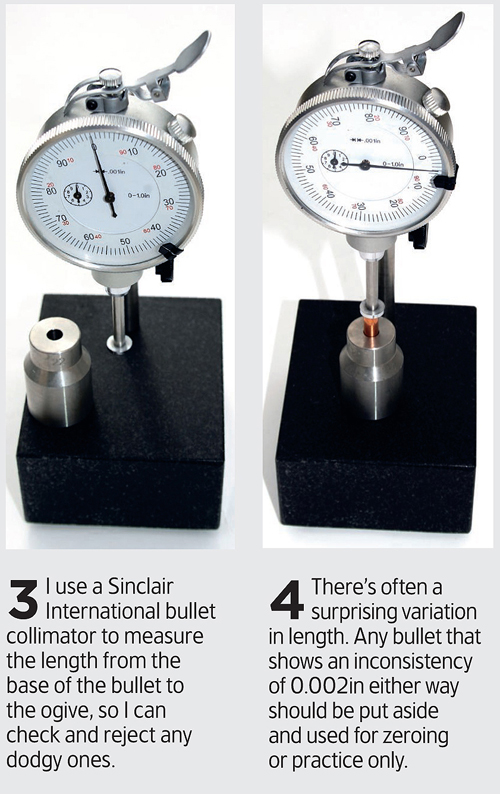 How to check bullet uniformity
