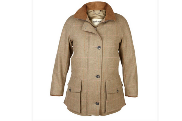 Farlows Burghley tweed field coat