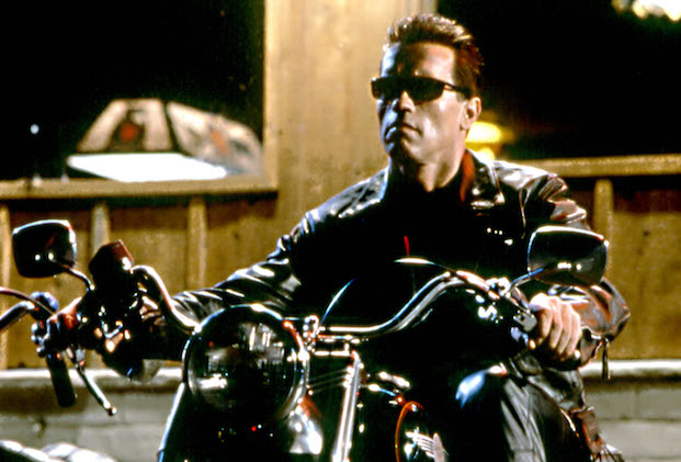 Arnold Schwarzenegger in the 1991 film 'Terminator 2'