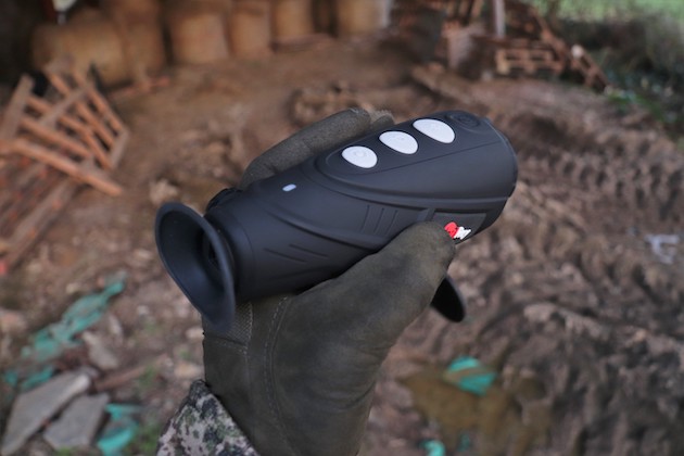 Eye E3 V2 thermal monocular, which is small enough to