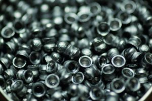 Collection of airgun pellets.