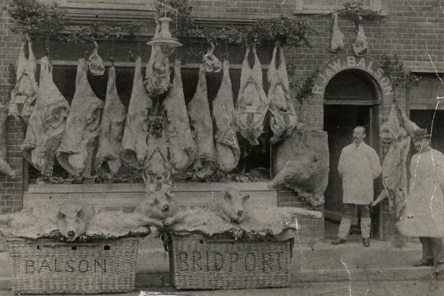 butchers shop in 1892 