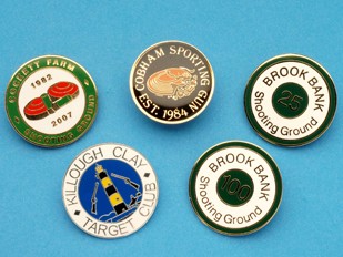 Shoot logo badges