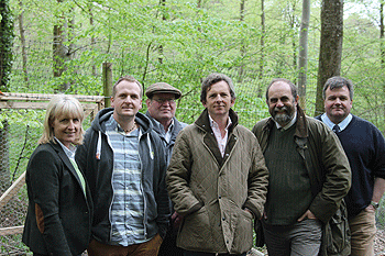 DEFRA minister visits shoot