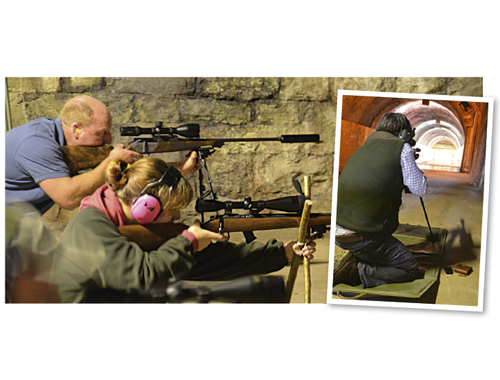 Top marks scored in charity rifle shooting event
