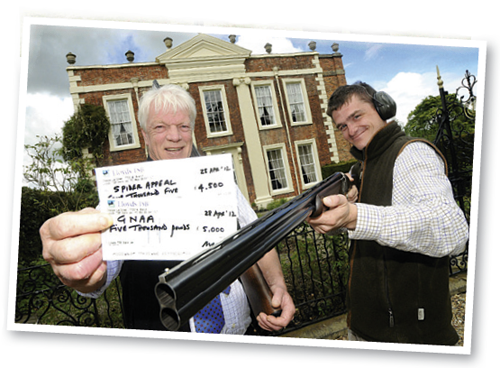 Clay pigeon shooting event raises £10,000 for charities