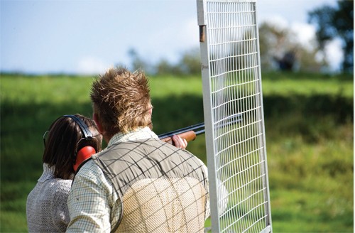 Clay pigeon shooting lessons instruction.