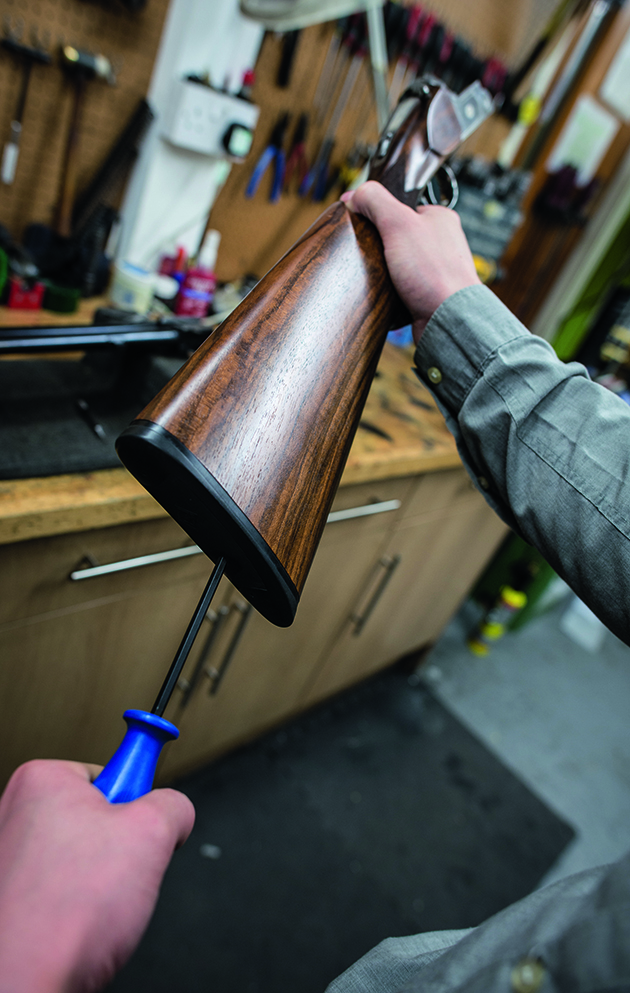 Cleaning a gun