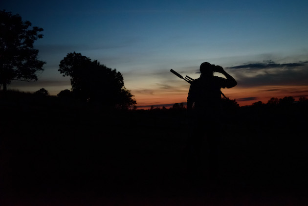 using a thermal imager