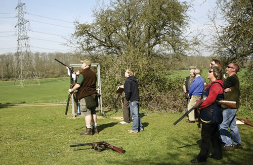 Clay shooting: Competition shooting!