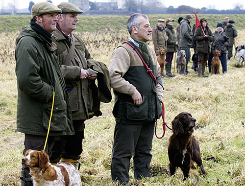 Could a friend take over my gundog to finish a test or trial?