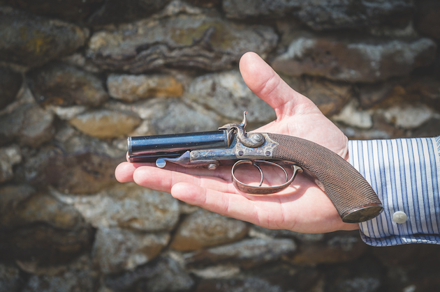 antique pocket pistol