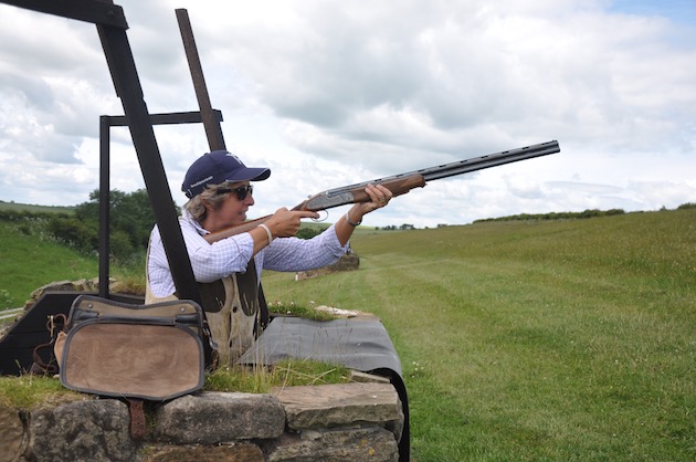 Former England shooter Dianne Wade of West London Shooting School
