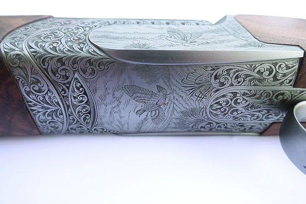 scrollwork on Perazzi Ribless Game