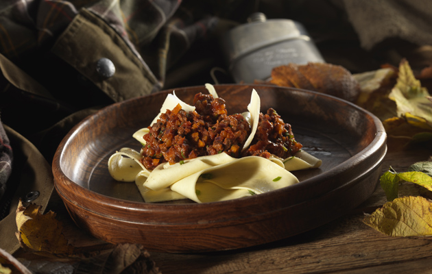 Wild game and pappardelle ragu recipe