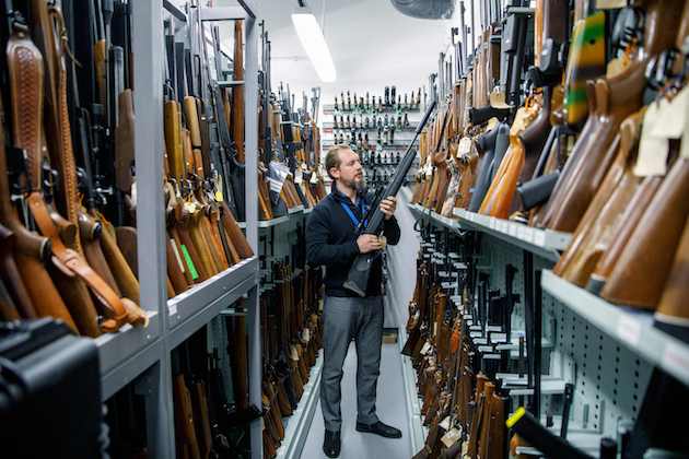 seized firearms