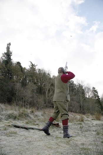 Game shooting at Gregynog Hall, Powys