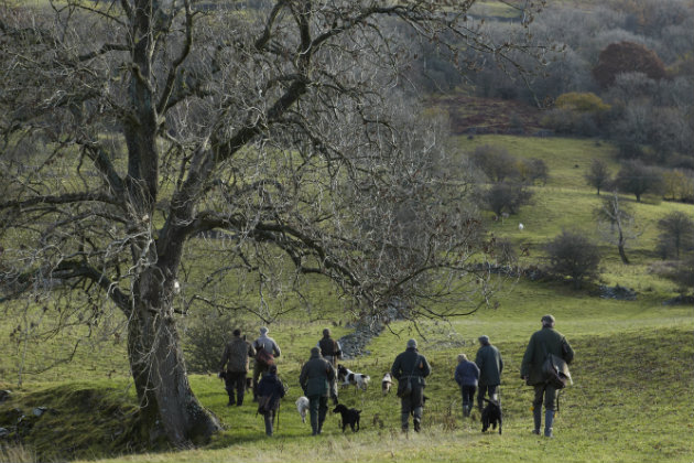 group of people on a shoot