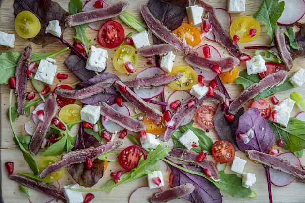 Recipe for grouse carpaccio