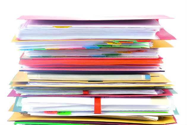 pile of paper