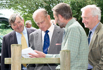 Royal visit to shooting and conservation project