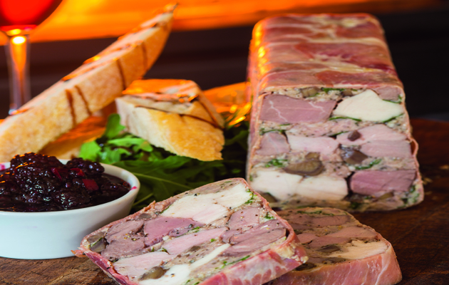 Recipe: Game terrine with blackberry jam