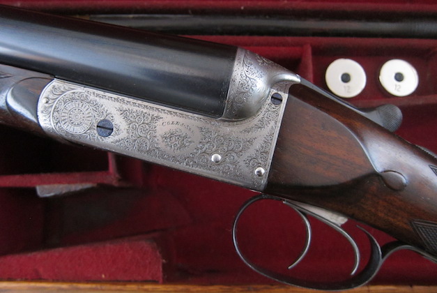 English boxlock shotgun