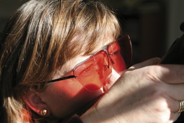 coloured shooting glasses