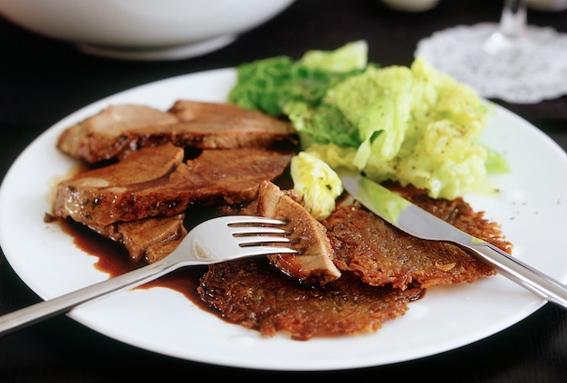 Roasted shoulder of venison recipe