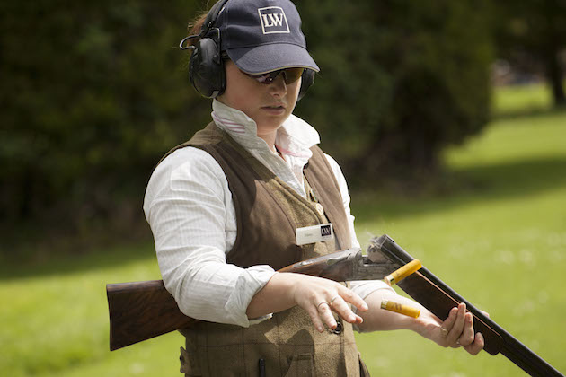 female shooting instructor 