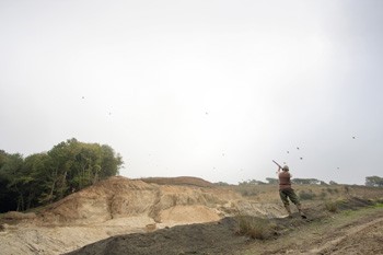 Game shooting at Kern Farm, Isle of Wight