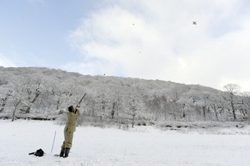 Game shooting at Llwyn Madoc, Powys