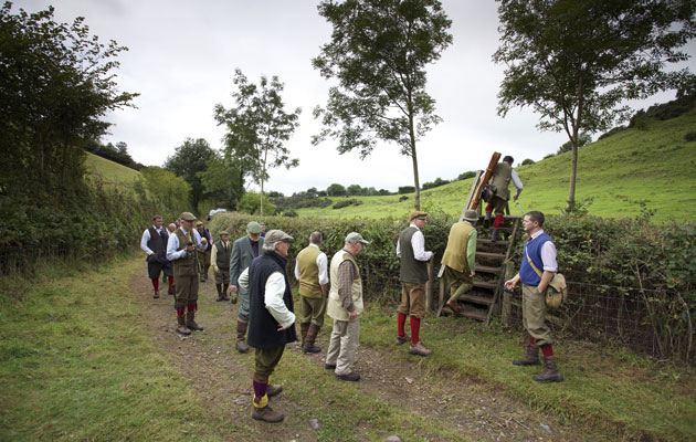 Pheasant and partridge shooting from Molland, Devon
