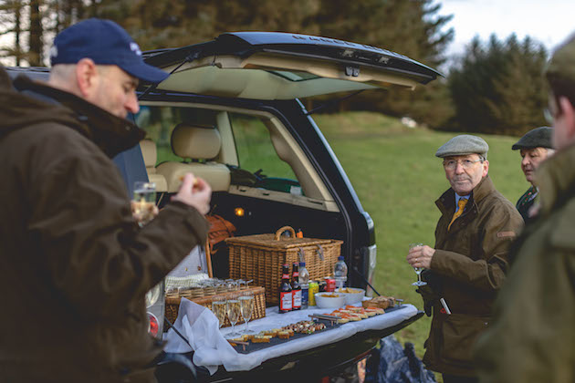 Dovey Valley shoot lunch 