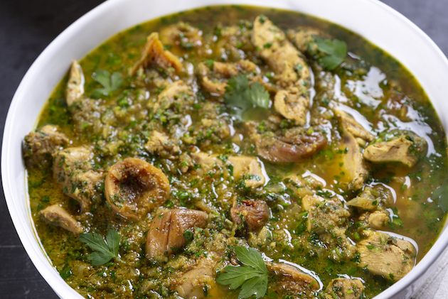 Pheasant tagine with lemon couscous
