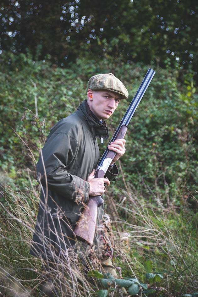 Shooter with shotgun